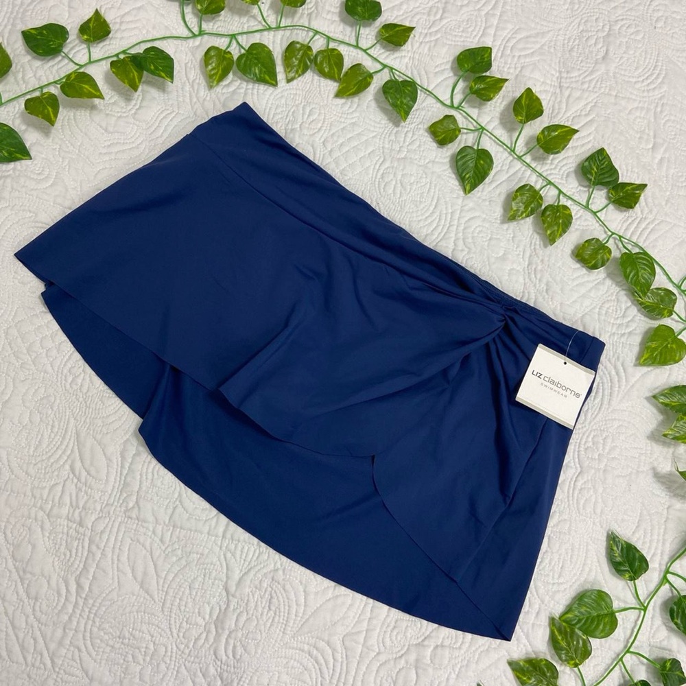NWT Liz Claiborne Swimwear Bikini with Wrap Skirt
